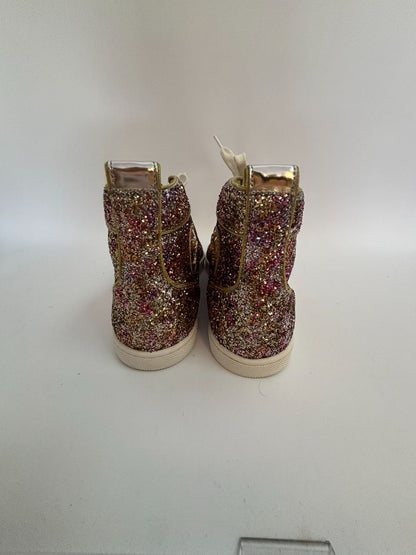 multi color Christian Louboutin high cut sneakers, 41 EU