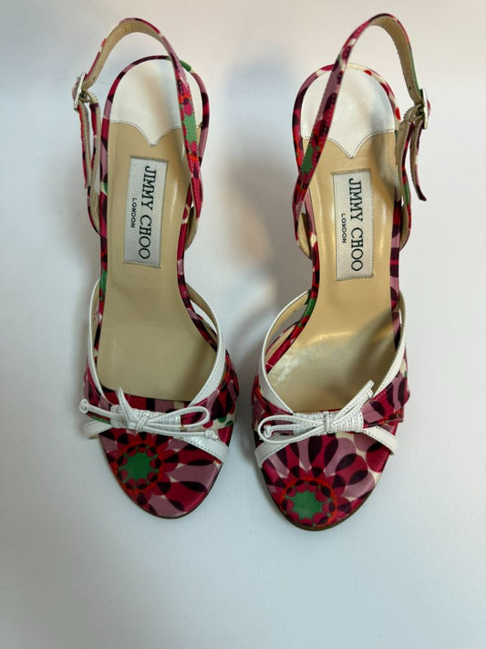 multi color Jimmy Choo multicolor sling backs, 36 EU