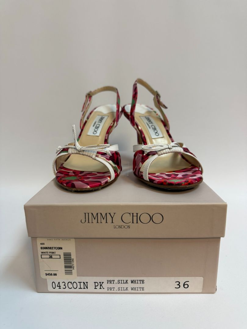 multi color Jimmy Choo multicolor sling backs, 36 EU