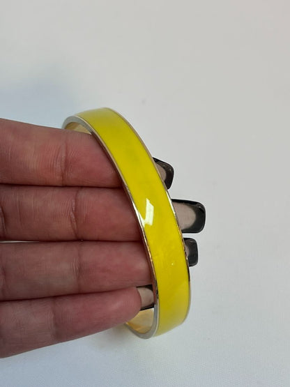 yellow J Crew bangle, OS