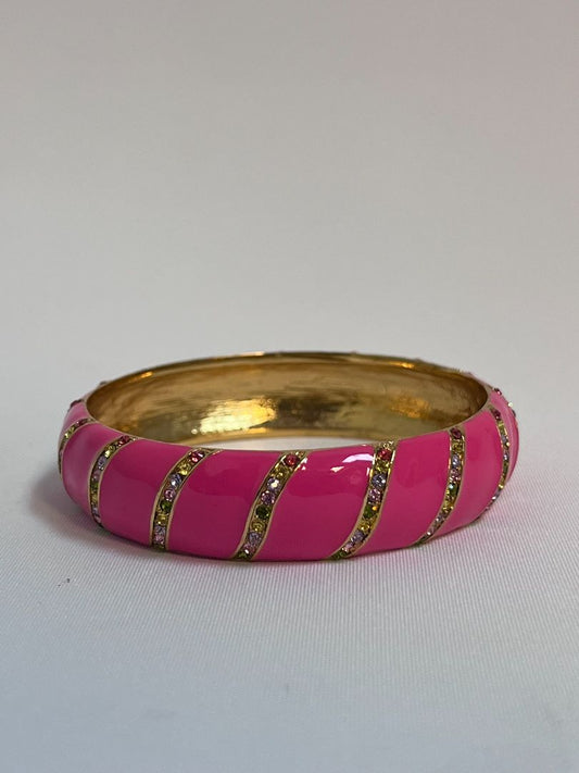 pink Kate Spade acrylic coated bangle, OS
