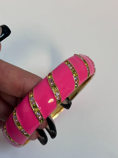 pink Kate Spade acrylic coated bangle, OS