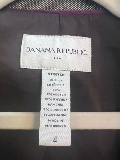 gray Banana Republic patterned jacket, 4