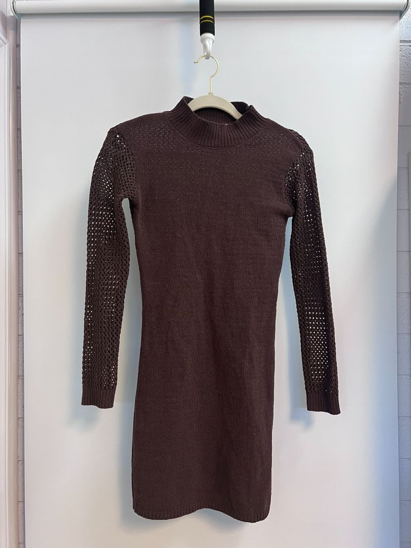 brown Zara dress, S