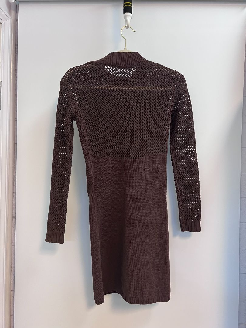 brown Zara dress, S