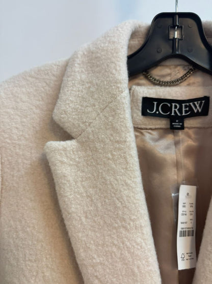beige JCREW 2 button coat, 0