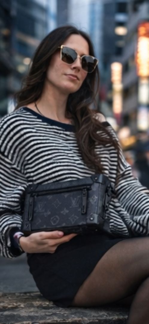 Monogram eclipse coated canvas Louis Vuitton LV soul trunk matte hardware authentic