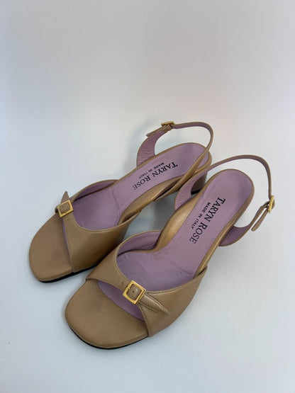 gold Taryn Rose sandals, 37.5