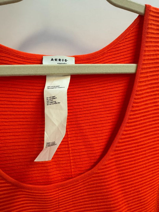 orange Akris dress, L