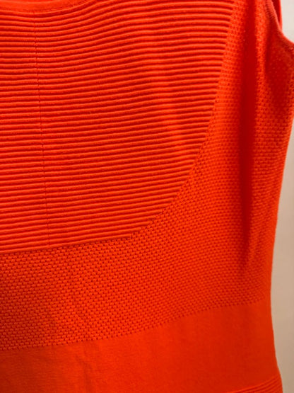 orange Akris dress, L