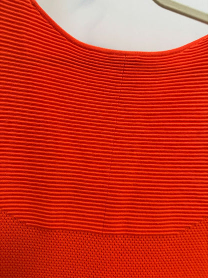 orange Akris dress, L