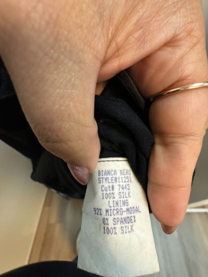 green and black Maria Bianca Nero backless dress, L