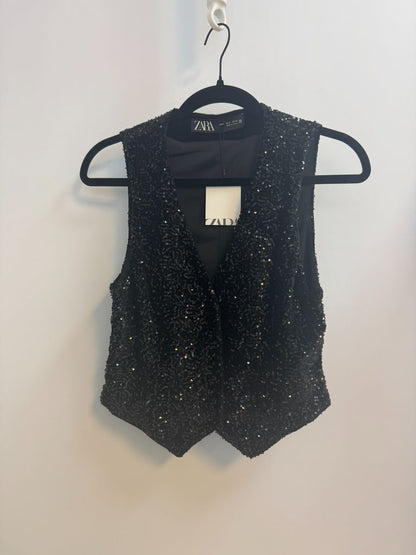 black ZARA vest, S