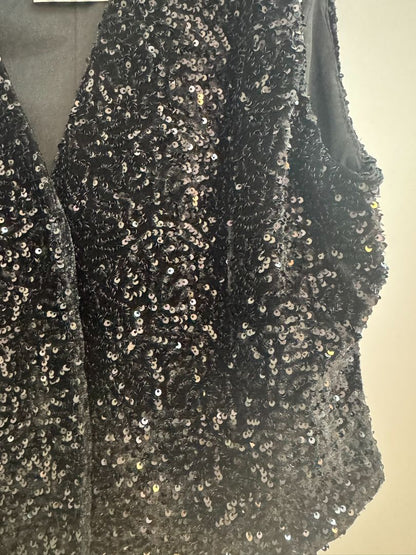 black ZARA vest, S