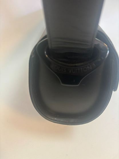 Noir Epi Louis Vuitton top handle, 12.5 x 6.5 x 3.5 x 7.5 handle drop