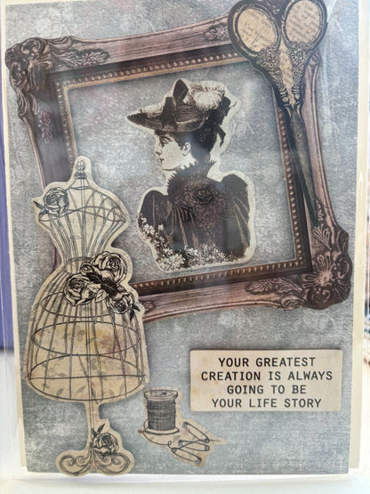 various Zareena Garrison Custom greeting cards handmade