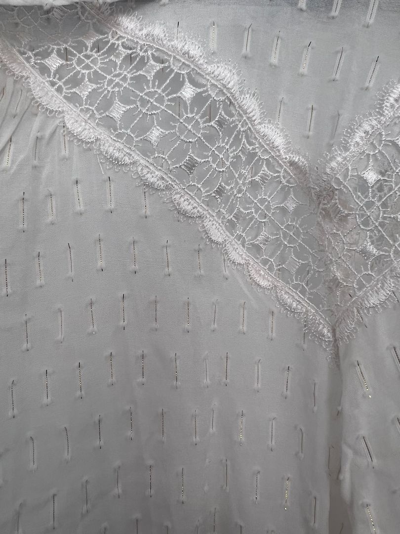 white Sandro Paris shirt, L