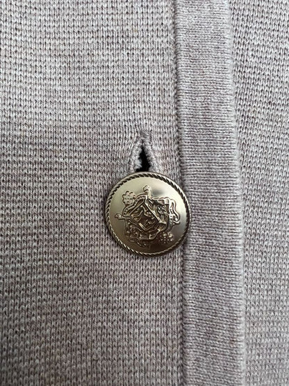 beige JCREW sweater coat, S