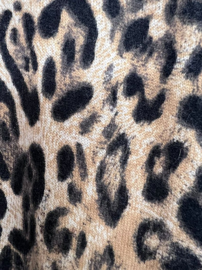 leopard Neiman Marcus sweater, M
