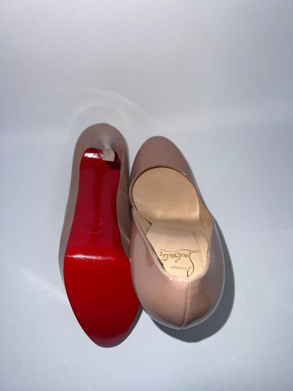 nude Christian Louboutin heels, 39.5 EU