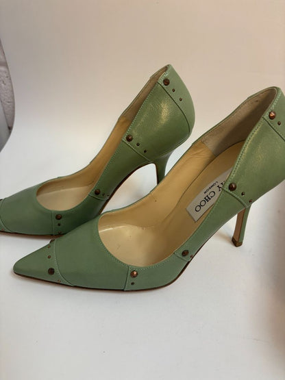 green Jimmy Choo heels, 36