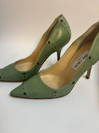 green Jimmy Choo heels, 36