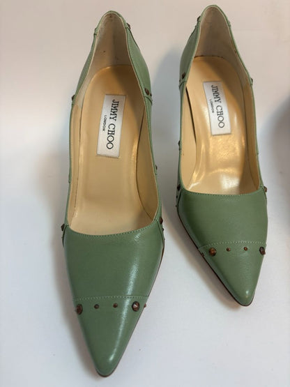 green Jimmy Choo heels, 36