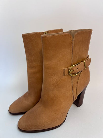 camel Veronica Beard ankle boots, 9M