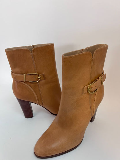 camel Veronica Beard ankle boots, 9M