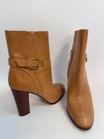 camel Veronica Beard ankle boots, 9M