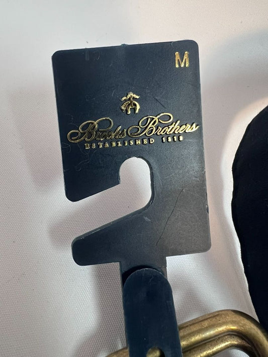 navy multi Brooks Brothers embroided belt, M