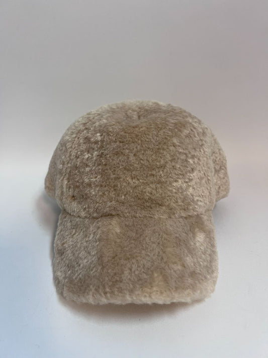 light sand Kate Spade sherpa basbeball cap, one size