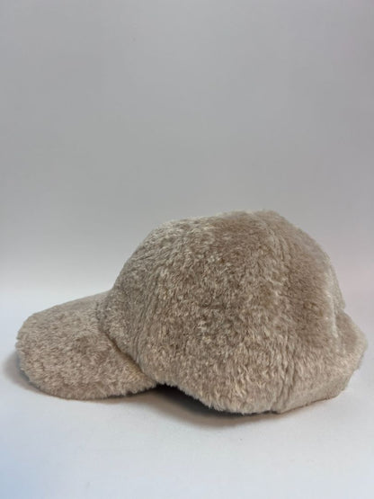 light sand Kate Spade sherpa basbeball cap, one size