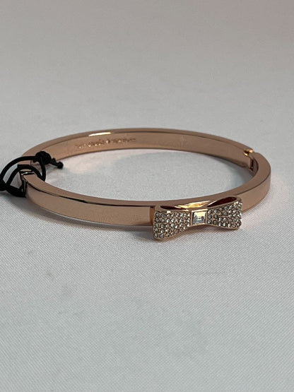 rose gold Kate Spade bow crusted bracelet NWT, one size
