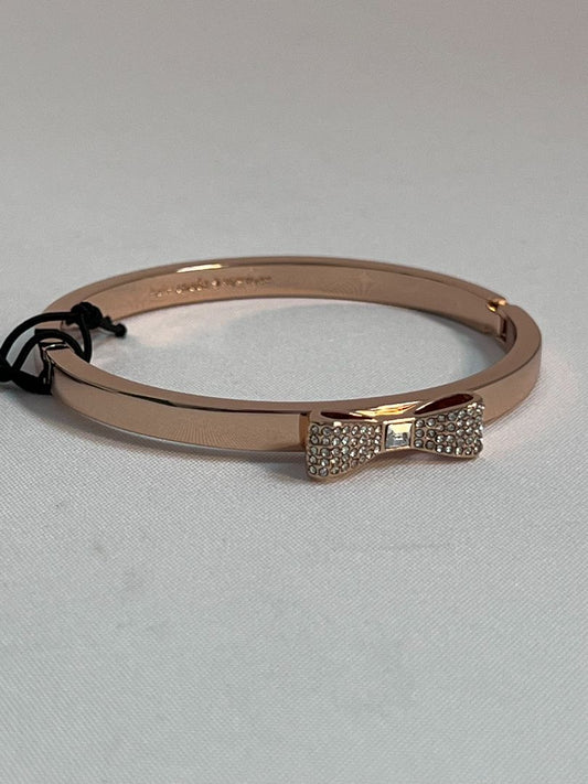 rose gold Kate Spade bow crusted bracelet NWT, one size
