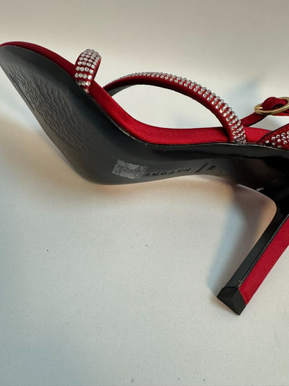 ruby red Natori strappy sandals, 7