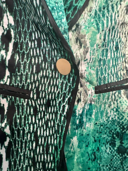 snake print green The Sang 3 piece suit, 2s, 2m, 2l