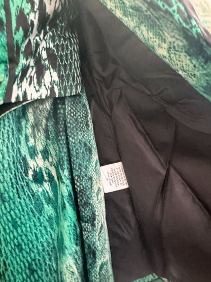 snake print green The Sang 3 piece suit, 2s, 2m, 2l