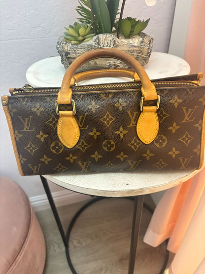Louis Vuitton Brown Monogram Bedford Barrel Bag