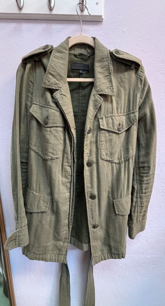 green Rag & Bone green safari jacket, S