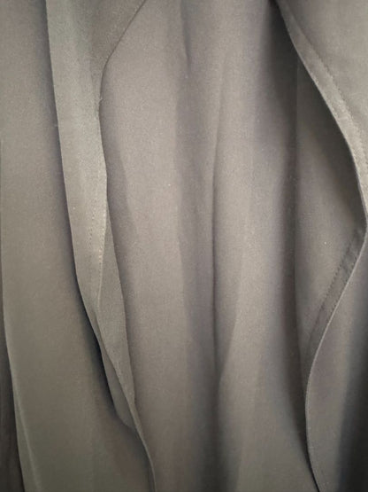 black Babaton swing coat, xxs