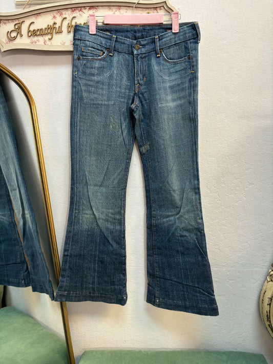 medium wash INC flared leg 30x30, 30 mens