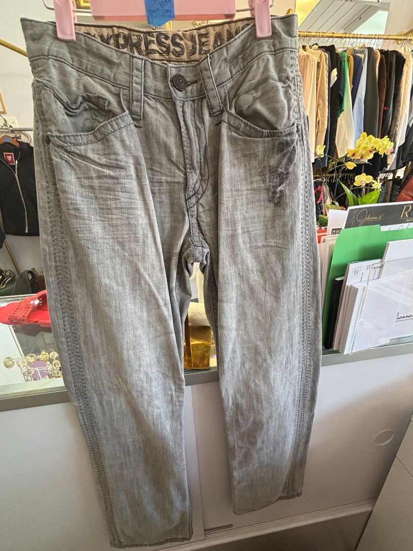 light gray Express light wash straight leg mens, 30x30 mens