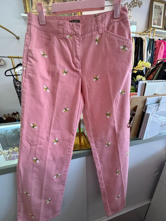 pink JCrew bumblebee pants, 2