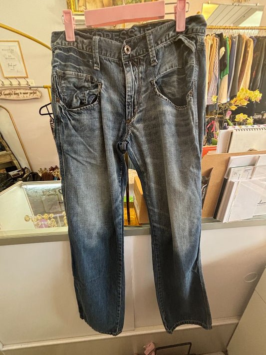 denim Express straight leg jeans, 31 x30