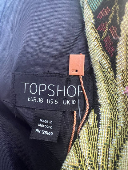 floral multi Topshop midi dress, 6 US