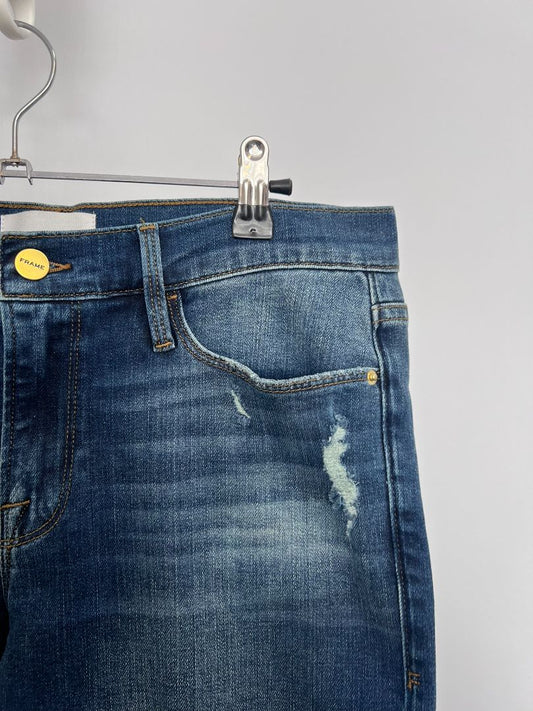 blue wash FRAME skinny jeans, 28