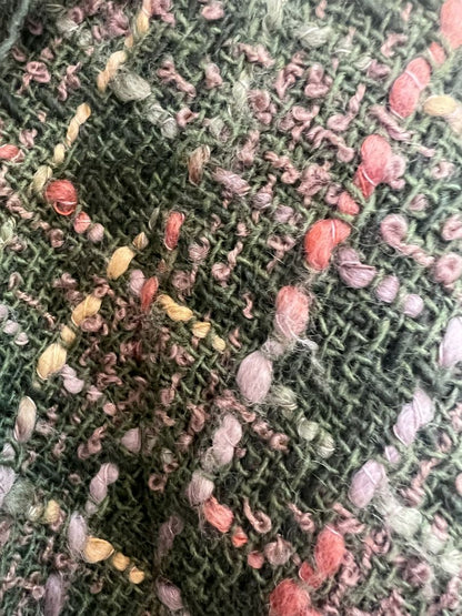 green multi NA knitted blazer, 8