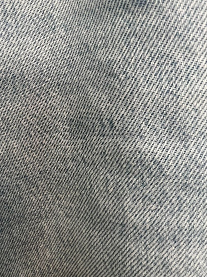 light blue wash Reformation straight jeans, 28