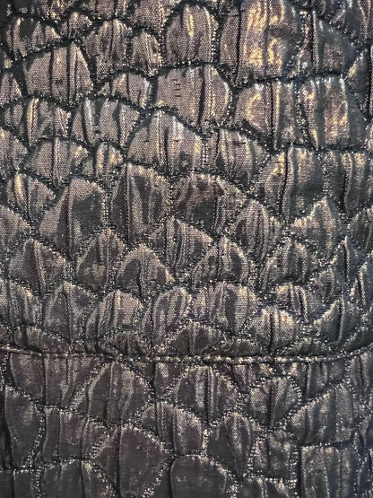 brown metallic Annva buttoned jacket, M
